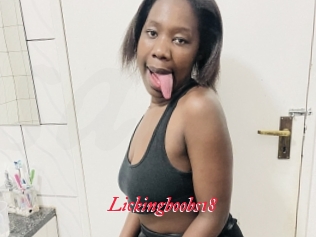 Lickingboobs18